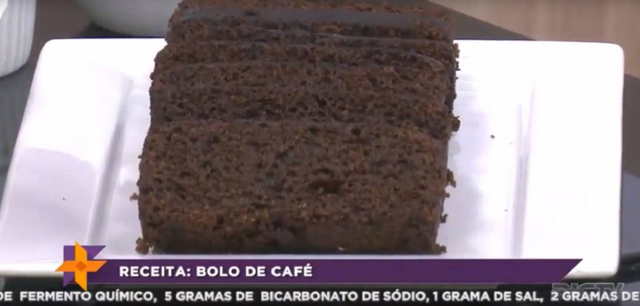 bolo de café fofinho