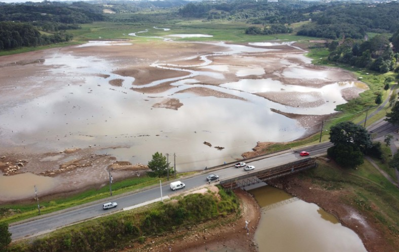 seca-parana-vazoes-rio-iguacu-uniao-da-vitoria-mais-baixas