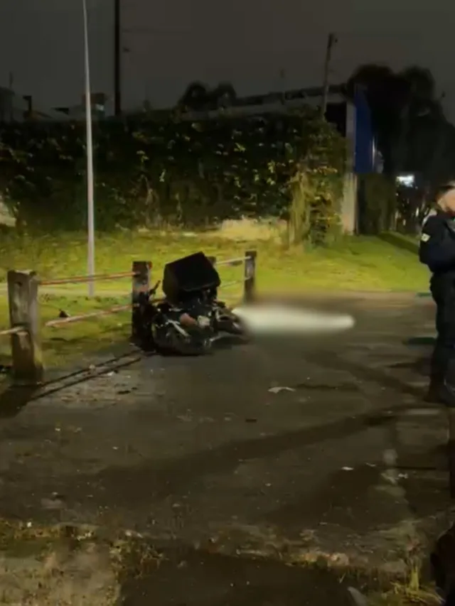 Motociclista morre em acidente no bairro Boneca do Iguaçu, em São José dos Pinhais