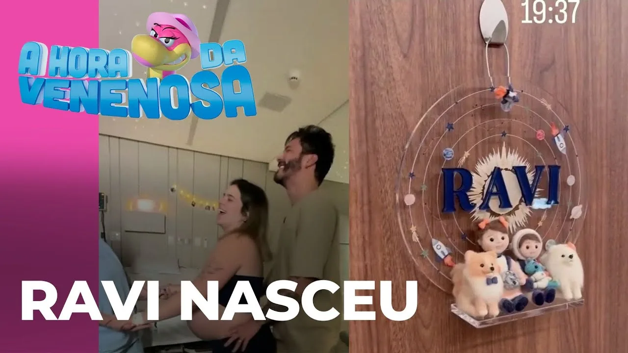 Saiba os detalhes do nascimento do Ravi, filho de Viih Tube e Eliezer