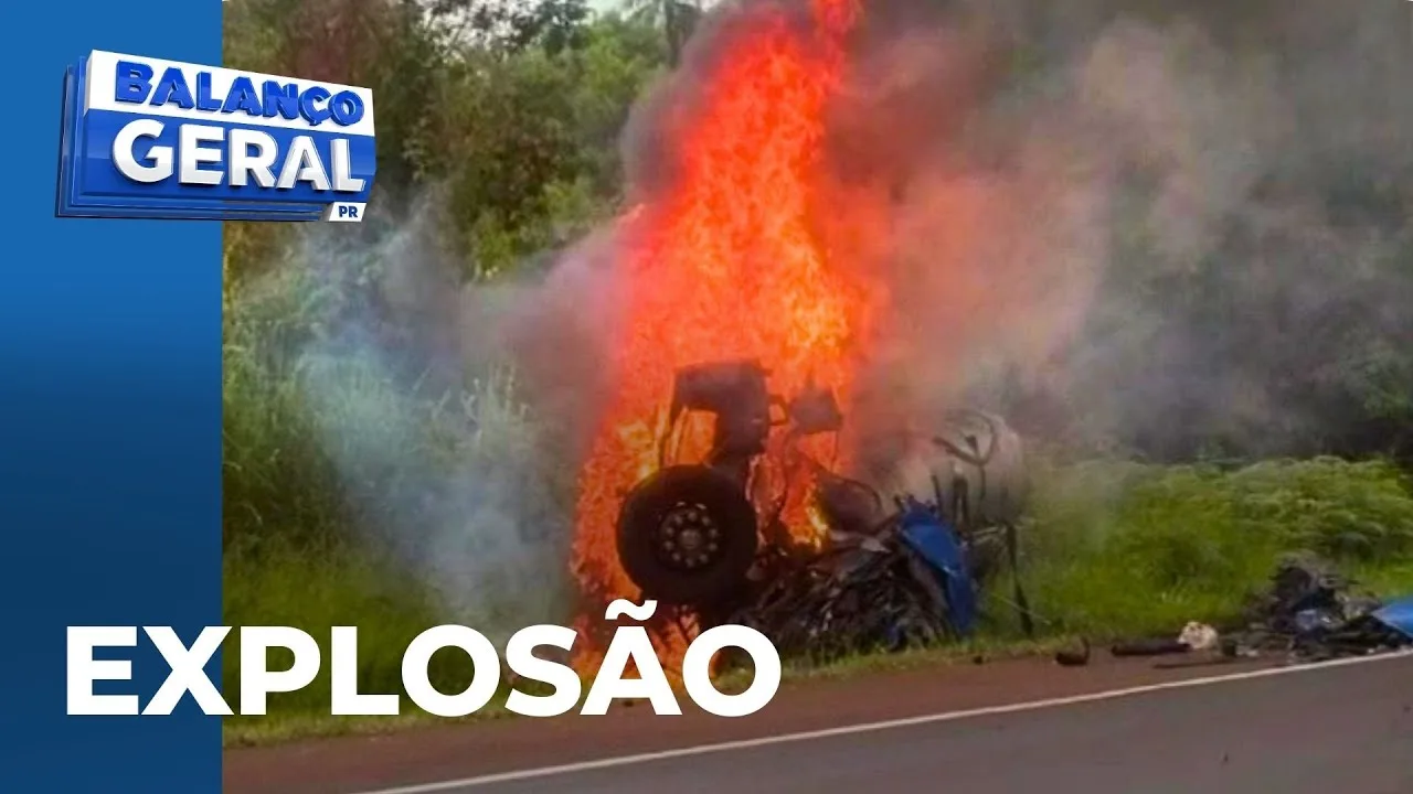 Batida entre veículos, seguida de explosão, deixa 3 pessoas mortas e 8 feridas