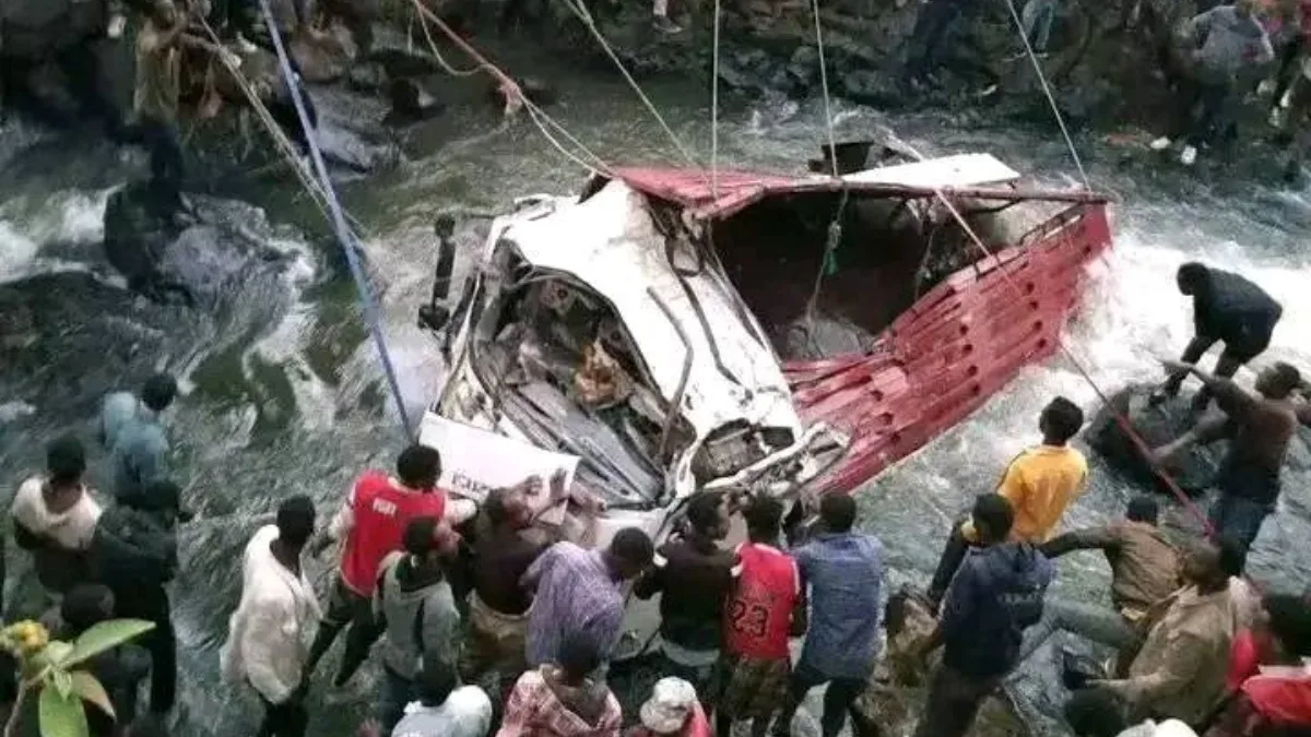 Caminhão que caiu na Etiópia