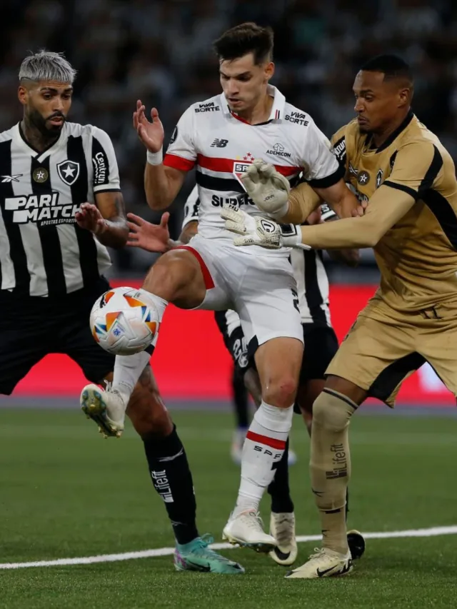 São Paulo x Botafogo Libertadores Jogos de hoje (25/09/2024) Onde assistir Transmissões