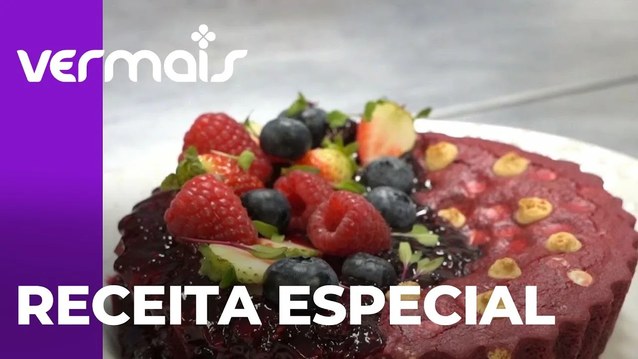 Receita: aprenda a fazer uma torta red velvet com brigadeiro de limão siciliano