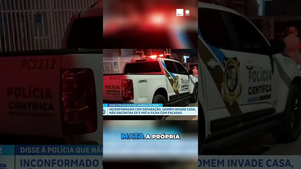 Inconformado com separação, homem invade casa, não encontra ex e mata filha com facadas