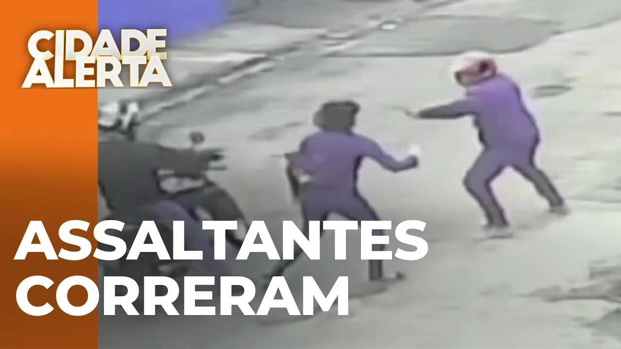 Mulher faz suspeitos correram após reagir a um assalto, derrubá-los da moto e lutar contra eles