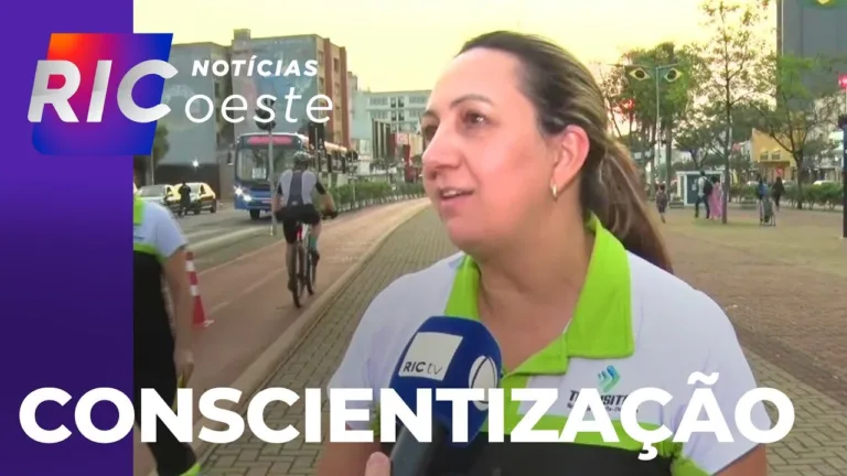 Semana do trânsito em Cascavel: ação leva conscientização sobre os ciclistas