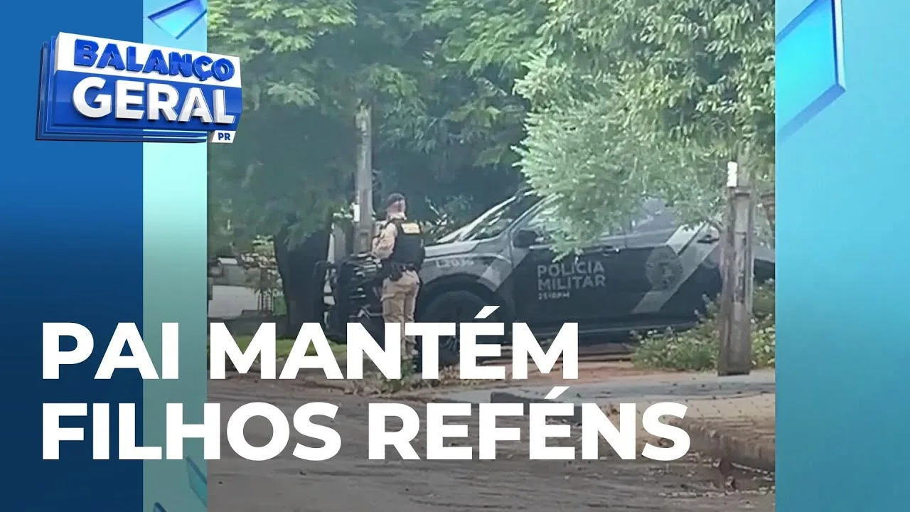 Homem é morto pelo BOPE após manter seus dois filhos reféns armado com uma faca