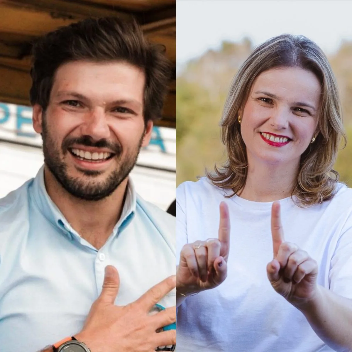 Tiago Amaral e Maria Tereza vão disputar segundo turno em Londrina