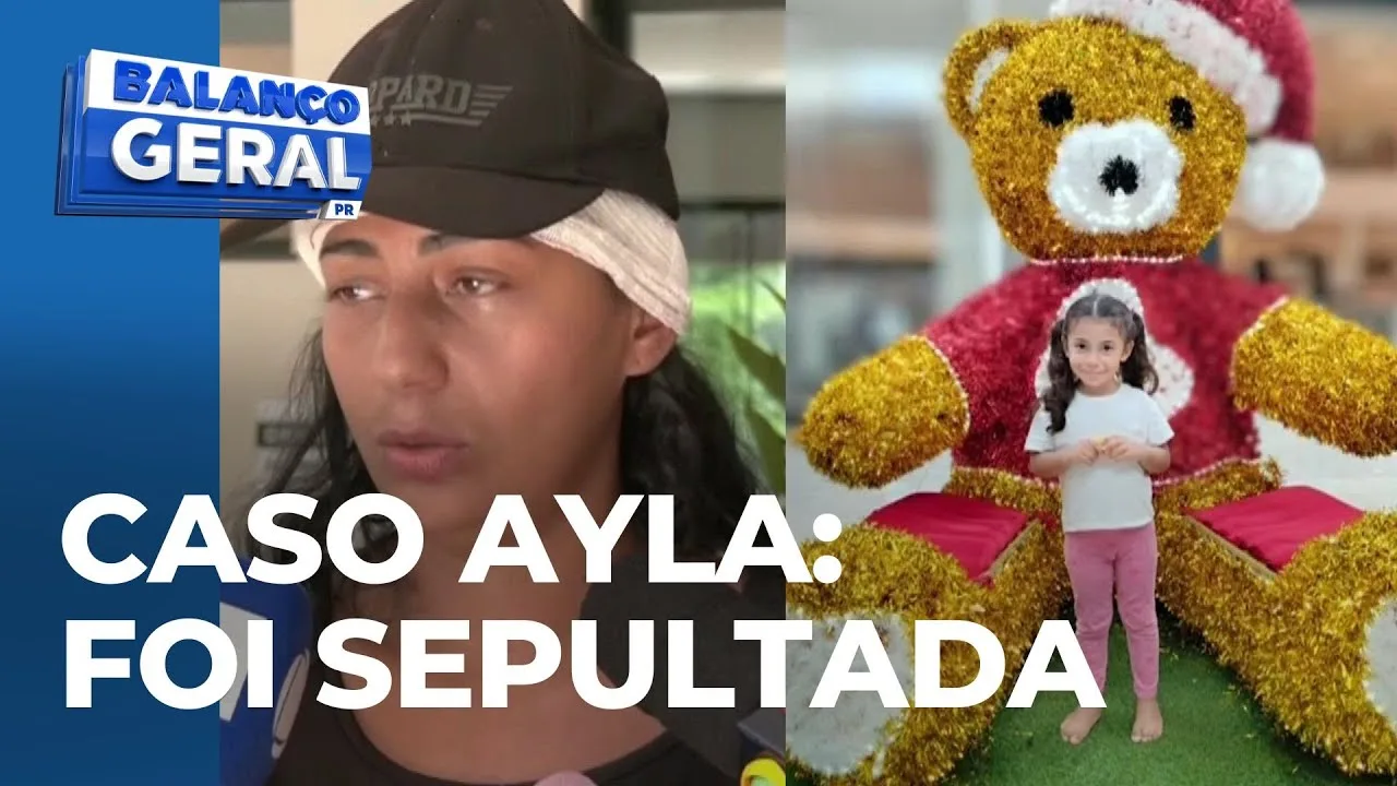 Caso Ayla: O corpo foi sepultado hoje e a mãe contou sobre a dor da perda