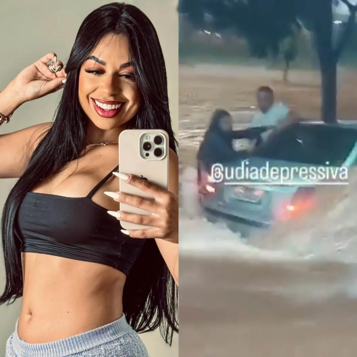 Influenciadora Jhei Soares morre ao ser arrastada por enxurrada; veja vídeo