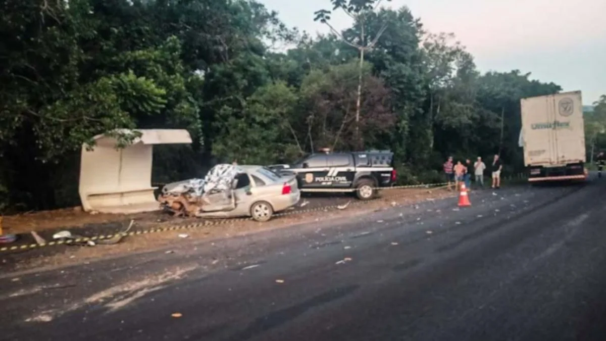 Acidente aconteceu em Cândido de Abreu, nos Campos Gerais do Paraná