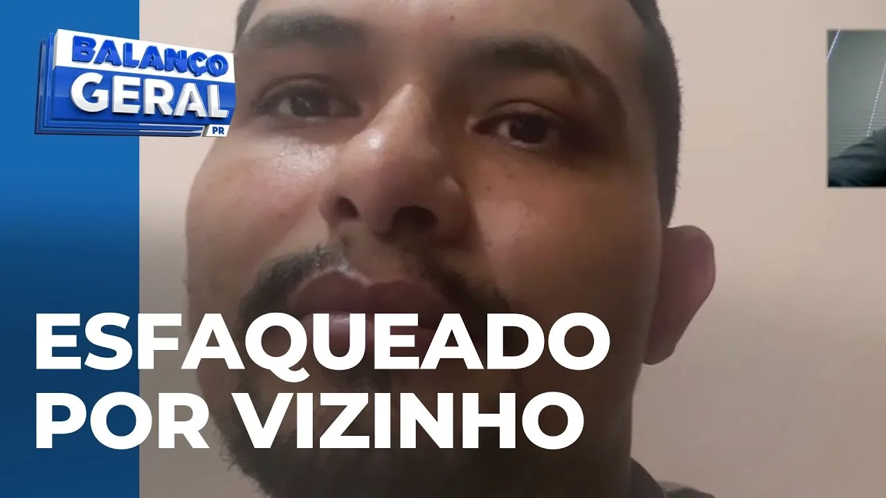 Comerciante foi esfaqueado por vizinho na frente dos filhos e pensou que não ficaria vivo