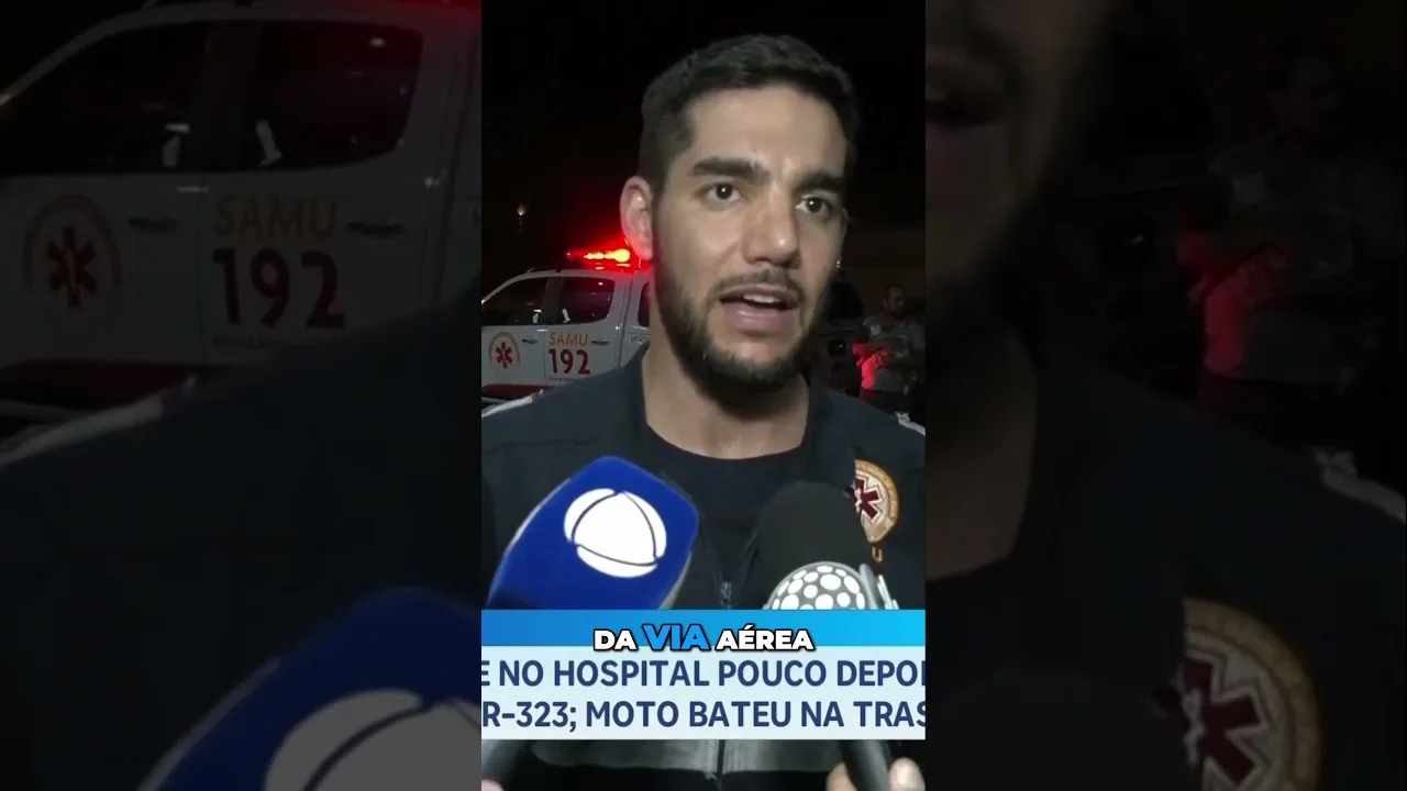 Acidente PR-323: mulher bate a moto na traseira de carro e morre no hospital