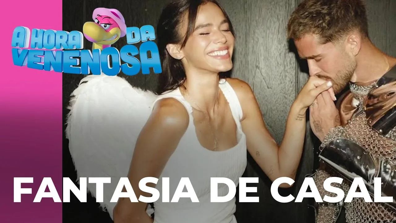 Bruna Marquezine e João Guilherme se fantasiam de Romeu e Julieta para festa de Gi Lancelotti