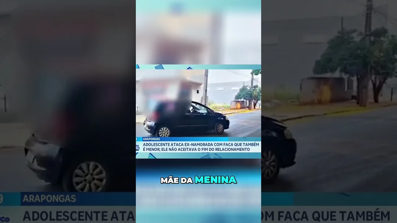 Adolescente ataca ex-namorada com faca; este, não aceitava o fim do relacionamento