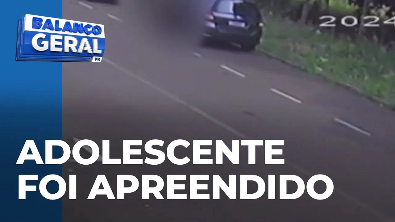 Adolescente envolvido em roubo de carro é apreendido