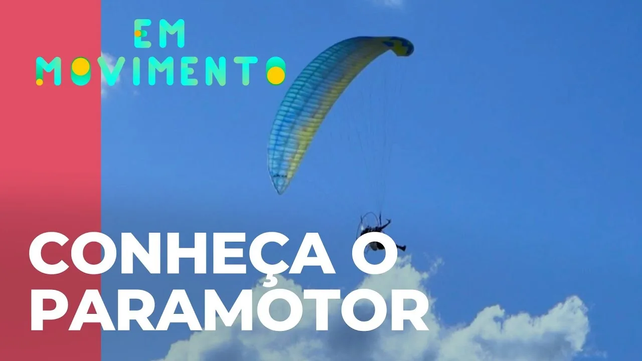 Paramotor encanta e pinta o céu! Quem enfrentaria esse desafio nas alturas?