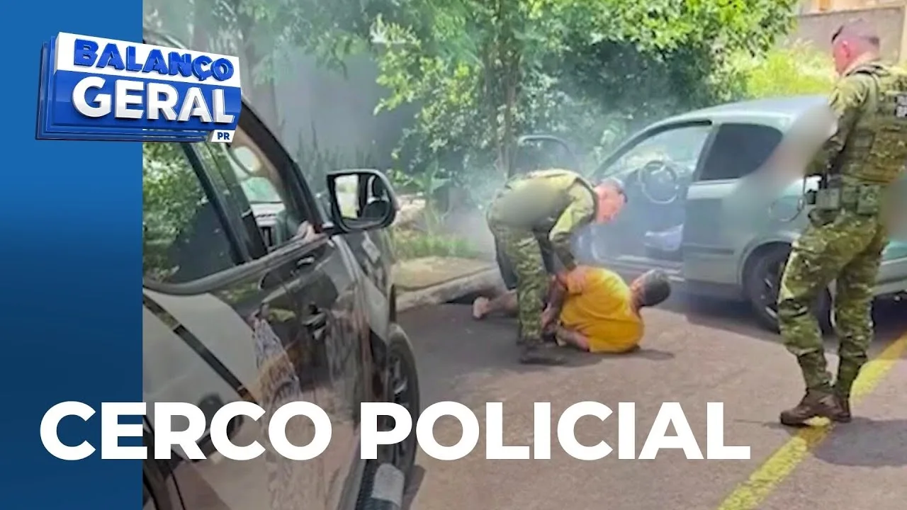 Bandidos rendem funcionária em porta de banco, roubam malote com R$ 100 mil e são presos