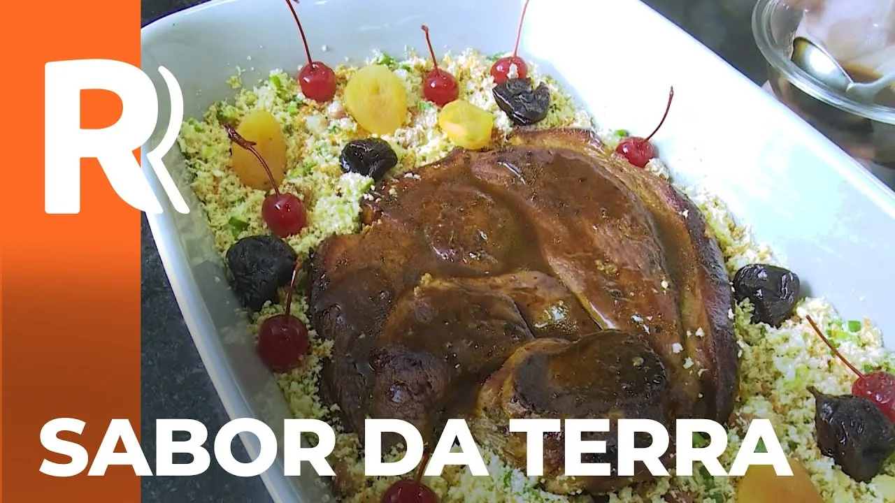 Sabor da Terra: aprenda a fazer pernil de Natal com farofa agridoce