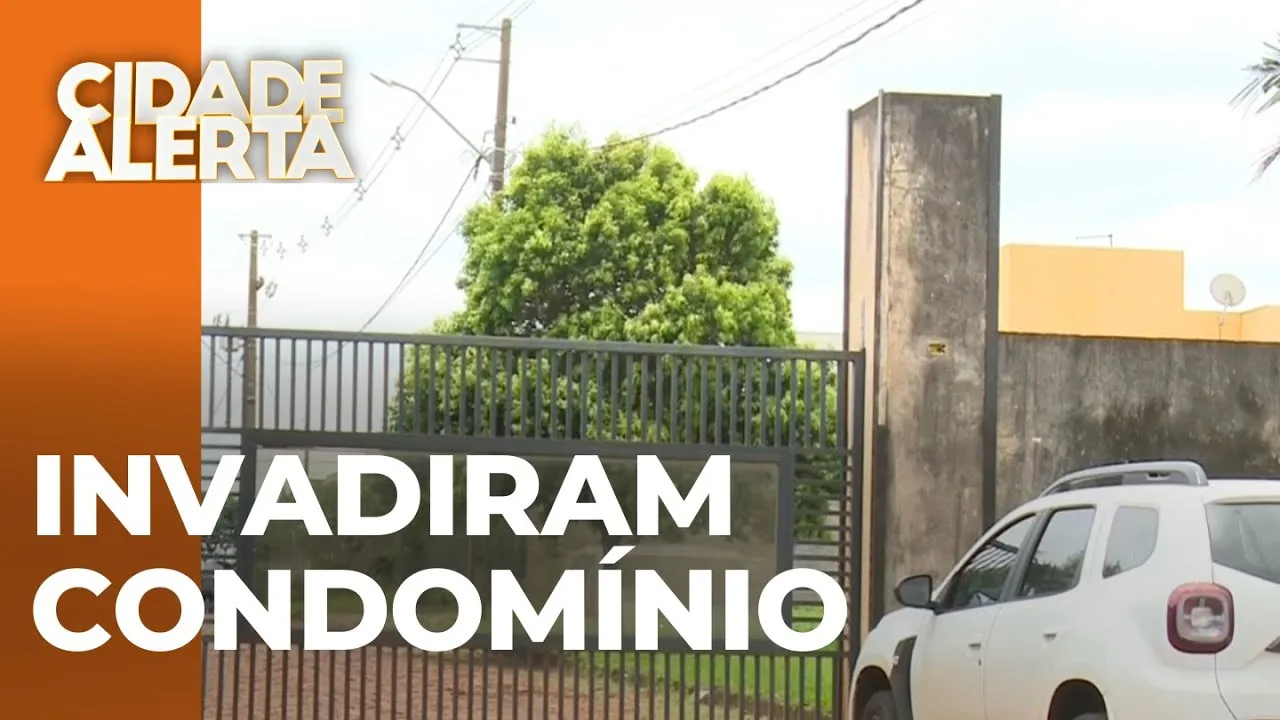 Viaturas fecham a cidade depois que bandidos invadem condomínio