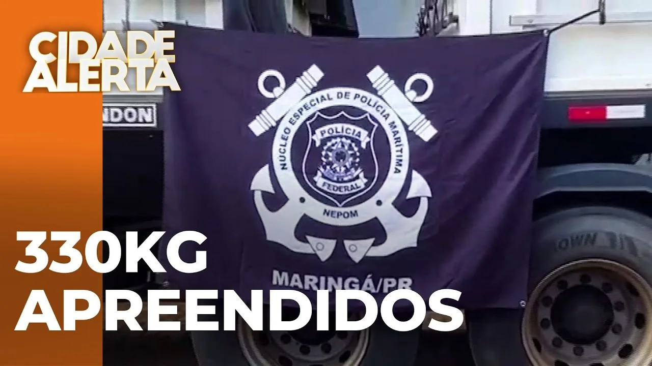 Polícia Federal apreende 330kg de cocaína em Paiçandu na luta contra o tráfico