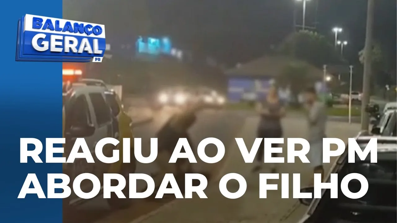 Pai de jovem reage ao ver o filho ser abordado pela PM; caso e conduta vão ser investigados