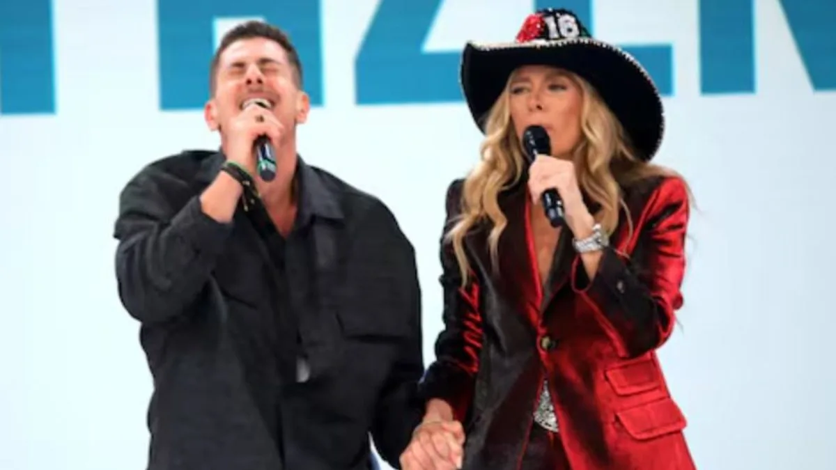 Adriane Gallisteu e Sacha Bali na final de A Fazenda 16