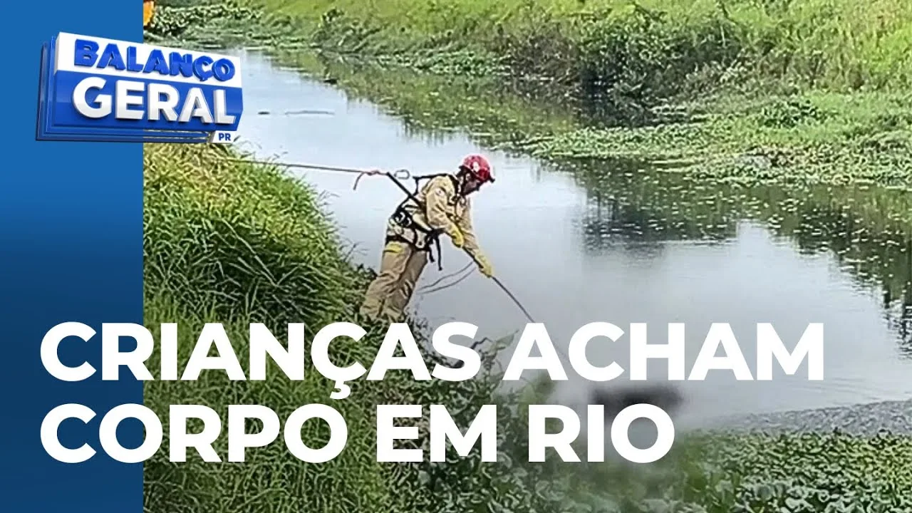 Crianças encontram corpo de homem em córrego; Vítima estava desaparecida há 3 dias