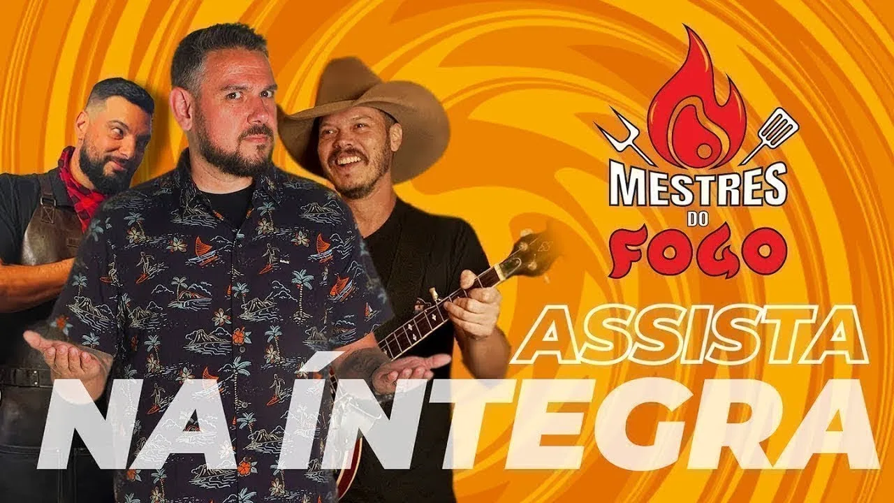Mestres do fogo especial de Ano Novo – com artista Michael Devis e o Chef Marcos Oliveira