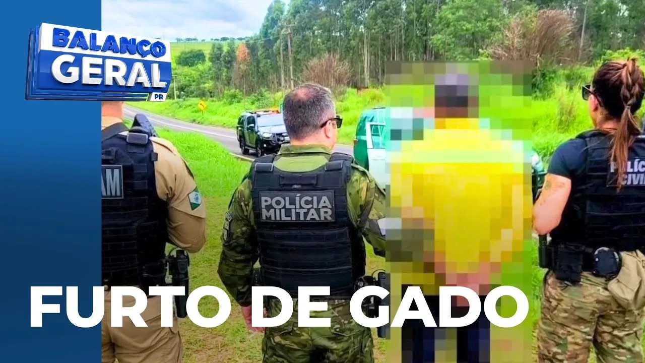 Suspeito de furto de gado e uso de explosivos é preso durante operação policial