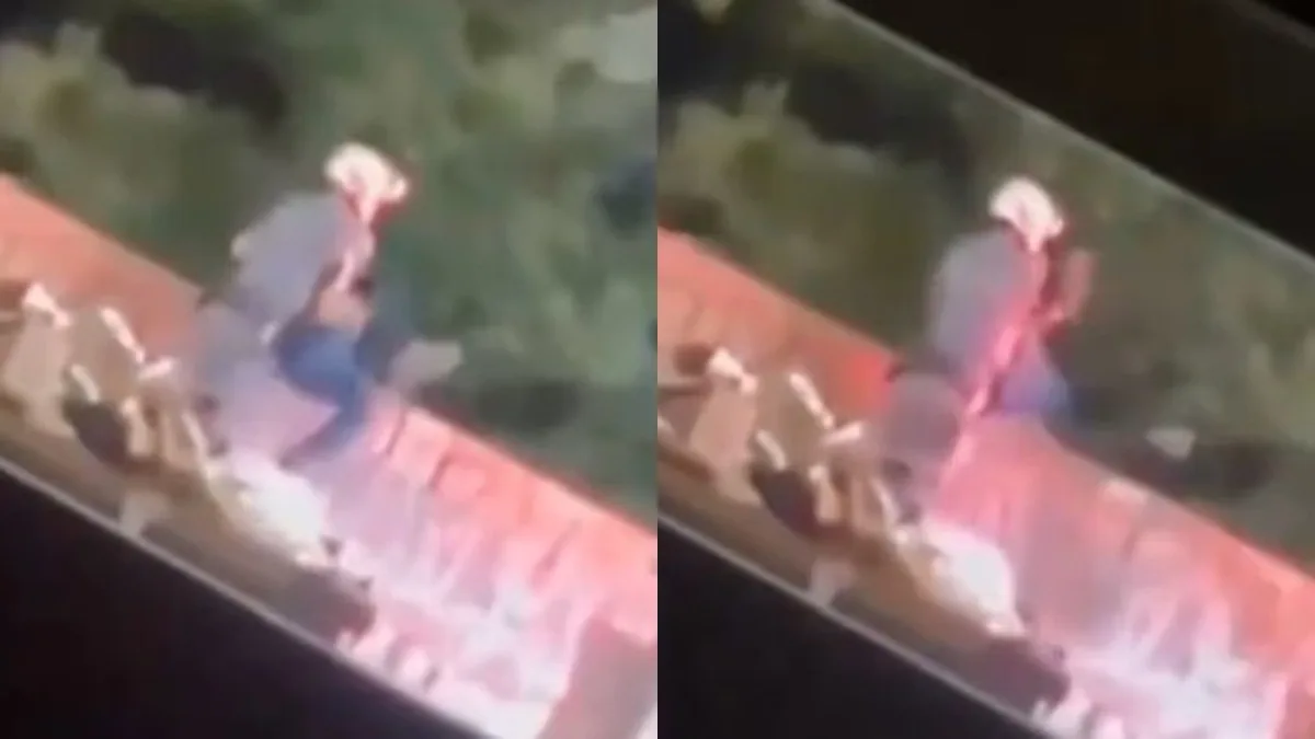 Policial militar que jogou homem de ponte é preso após prestar depoimento