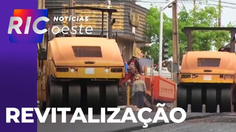 Obras da Avenida Carlos Gomes completam um ano e 90% do trabalho será concluído em 2024