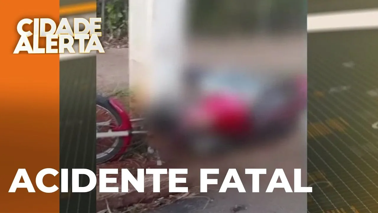 Maringá: Motociclista perde a vida em acidente ao bater contra poste na avenida Alexandre Rasgulaeff