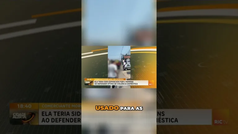 Mulher foi espancada e esfaqueada por 4 homens ao defender vítima de violência doméstica