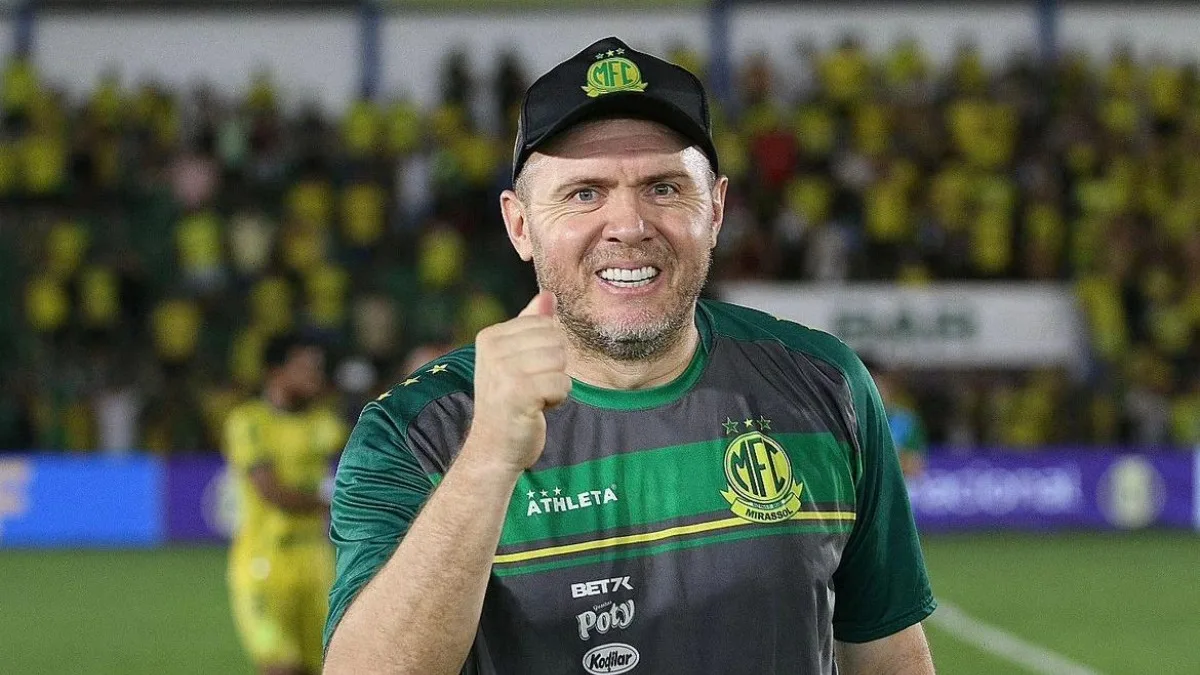 Mozart foi apontado como novo técnico do Coxa pelo Mirasol (Foto: Marcos Freitas/ Mirassol) 