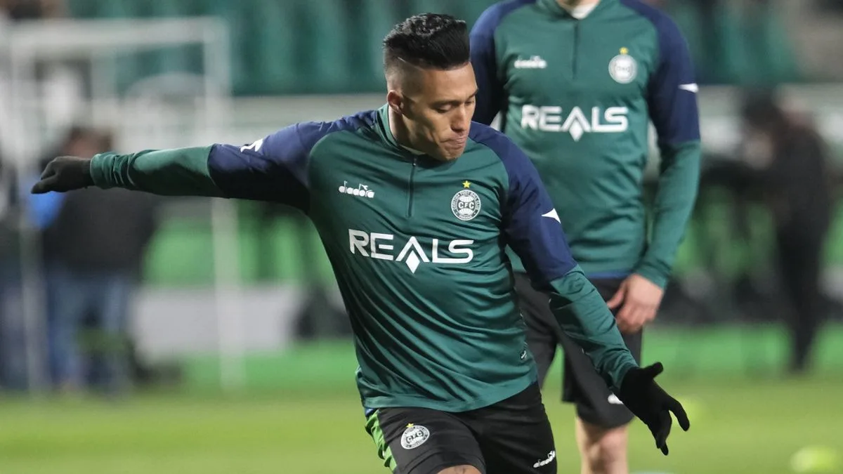 Sebástian Gómez, do Coritiba, é convocado para a seleção colombiana (Foto: JP Pacheco/Coritiba)