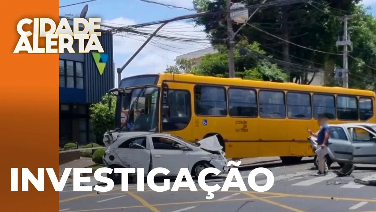 URBS e polícia investigam o acidente, envolvendo ônibus sem freios, que matou empresário em Curitiba