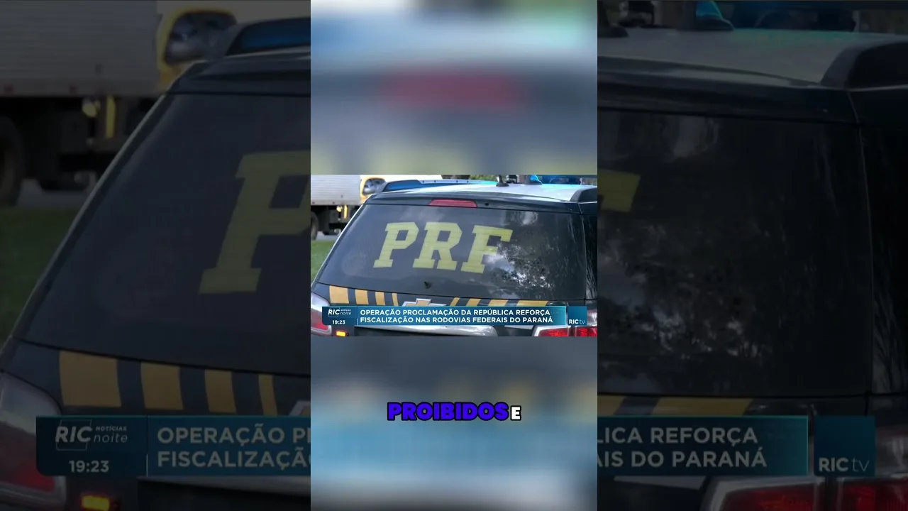Operação Proclamação da República reforça a fiscalização nas rodovias do Paraná