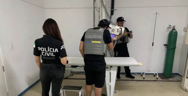 equipamento de raios X desviado de hospital de Matinhos
