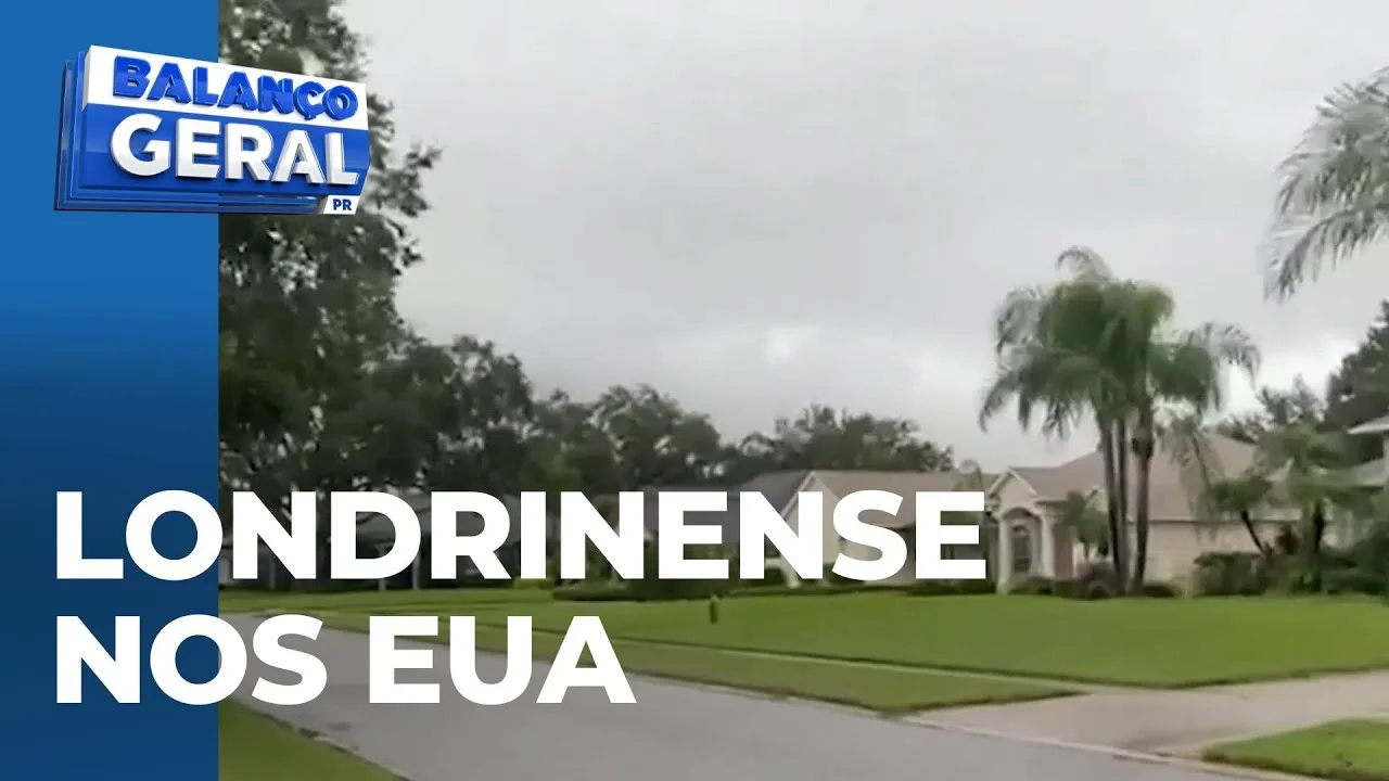 Londrinense conta como está a expectativa pela chegada do furacão Milton na Flórida