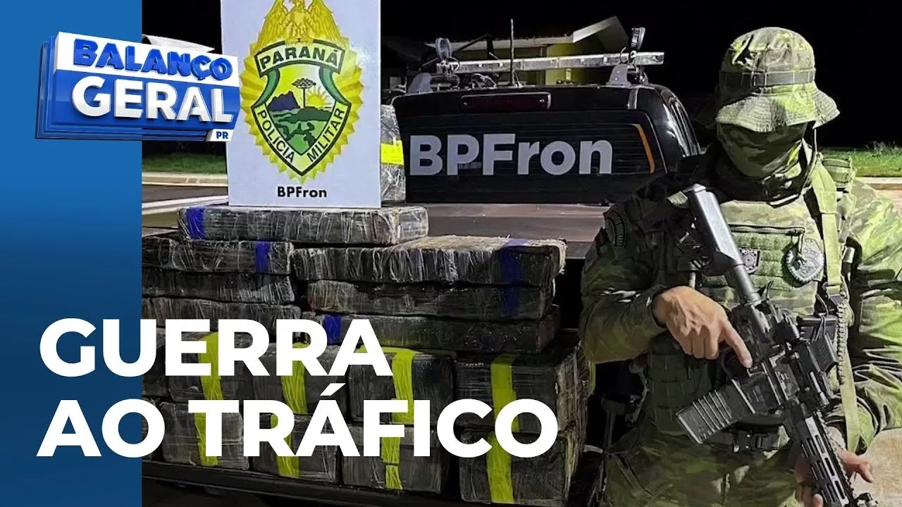 Polícia Rodoviária realiza apreensão de maconha em Doutor Camargo; BPFRON apreende mais de 230 kg