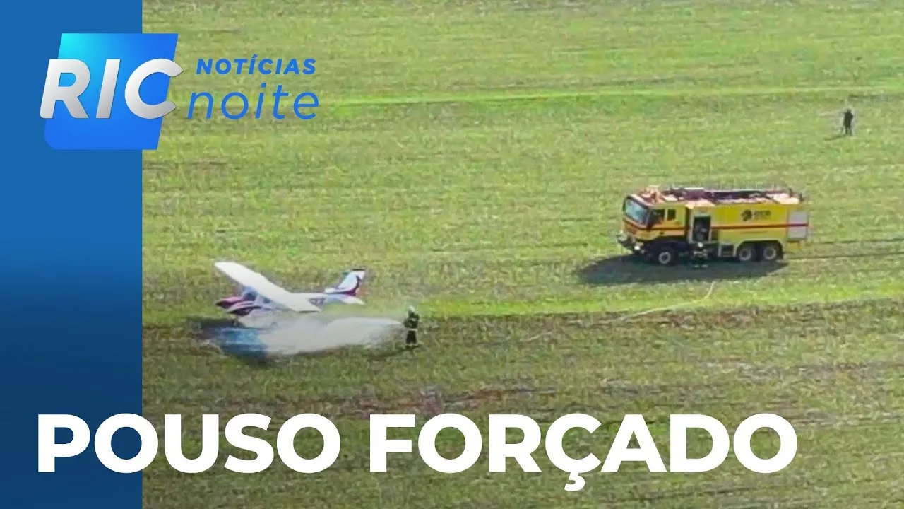 Avião faz pouso forçado em terreno próximo ao aeroclube de Londrina