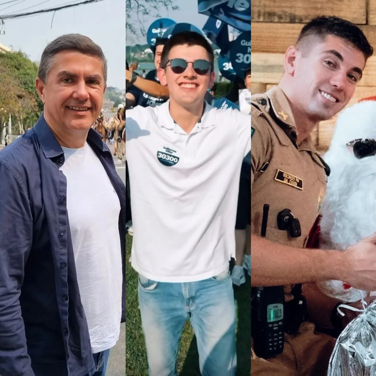 Jasson Goulart (Republicanos), Guilherme Kilter (Novo) e Da Costa do Perdeu Piá (União) foram os vereadores mais votados em Curitiba