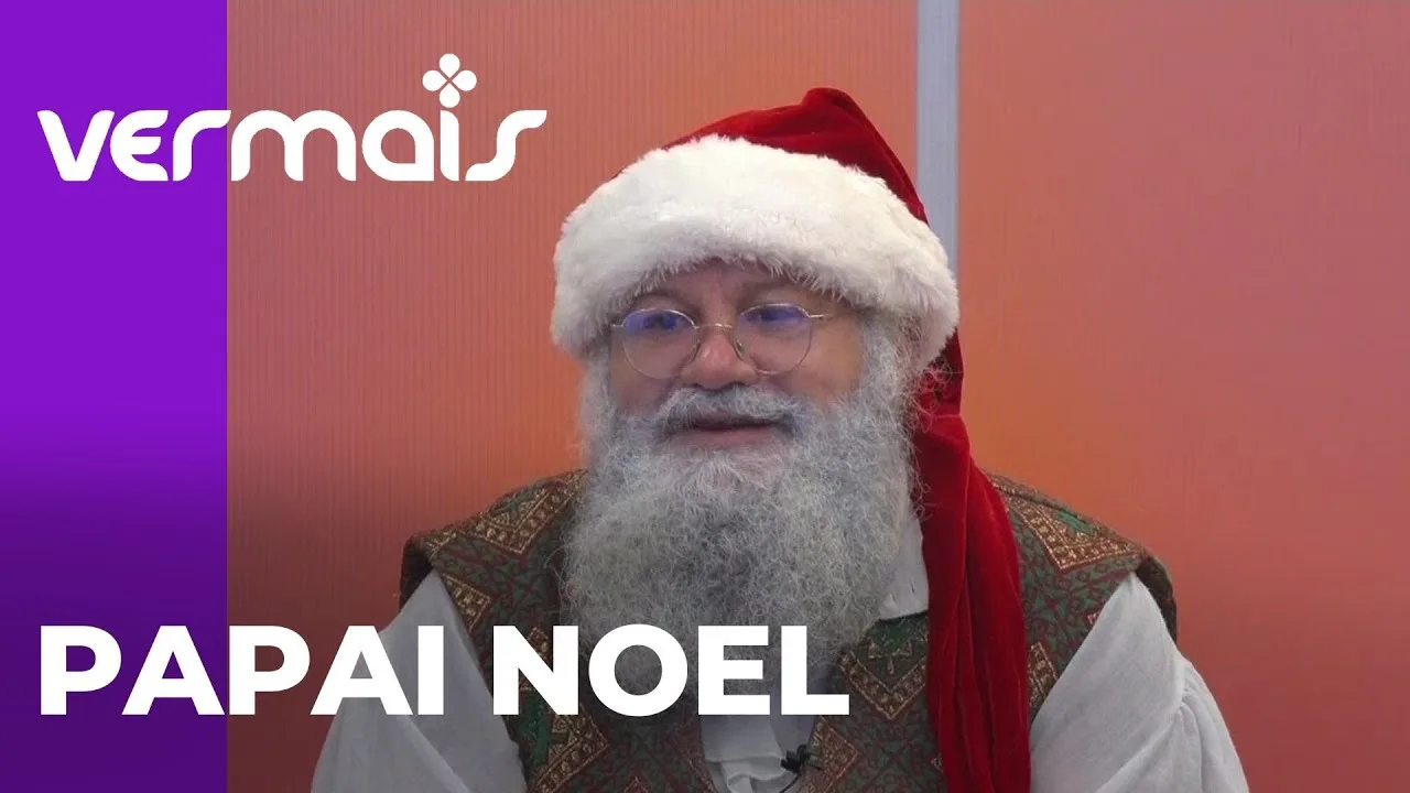Papai Noel: já chegou no ver mais trazendo muita alegria