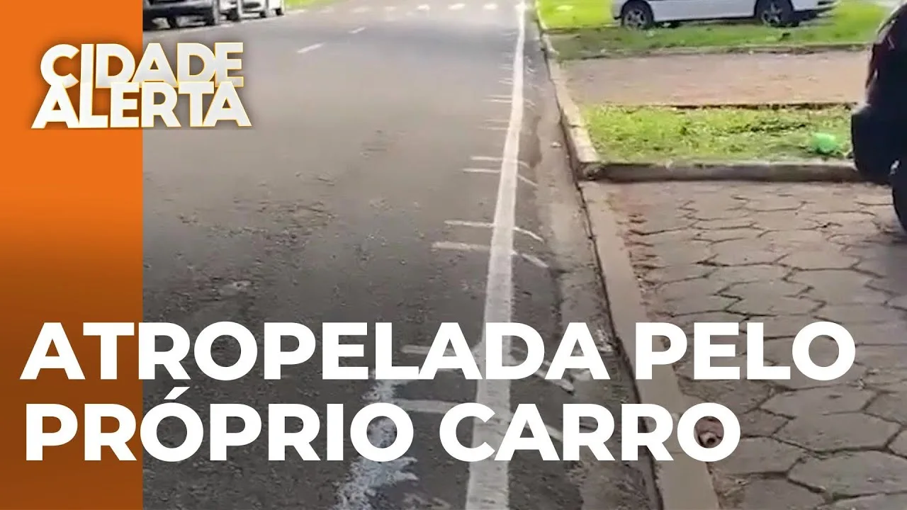 Umuarama: Mulher atropelada pelo próprio veículo após remover calço do pneu