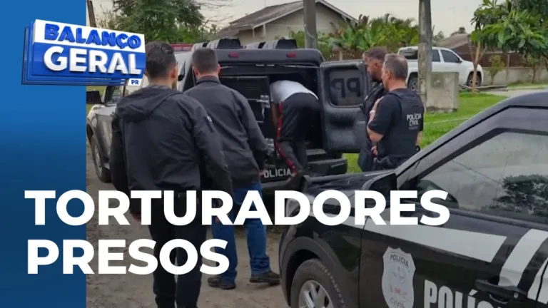 Três pessoas são presas por envolvimento com crimes como tortura, cárcere privado e roubo