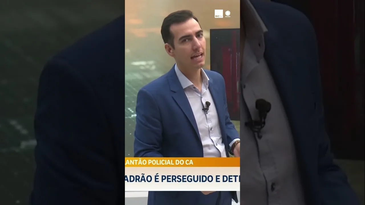 Ladrão é perseguido e detido por grupo de moradores