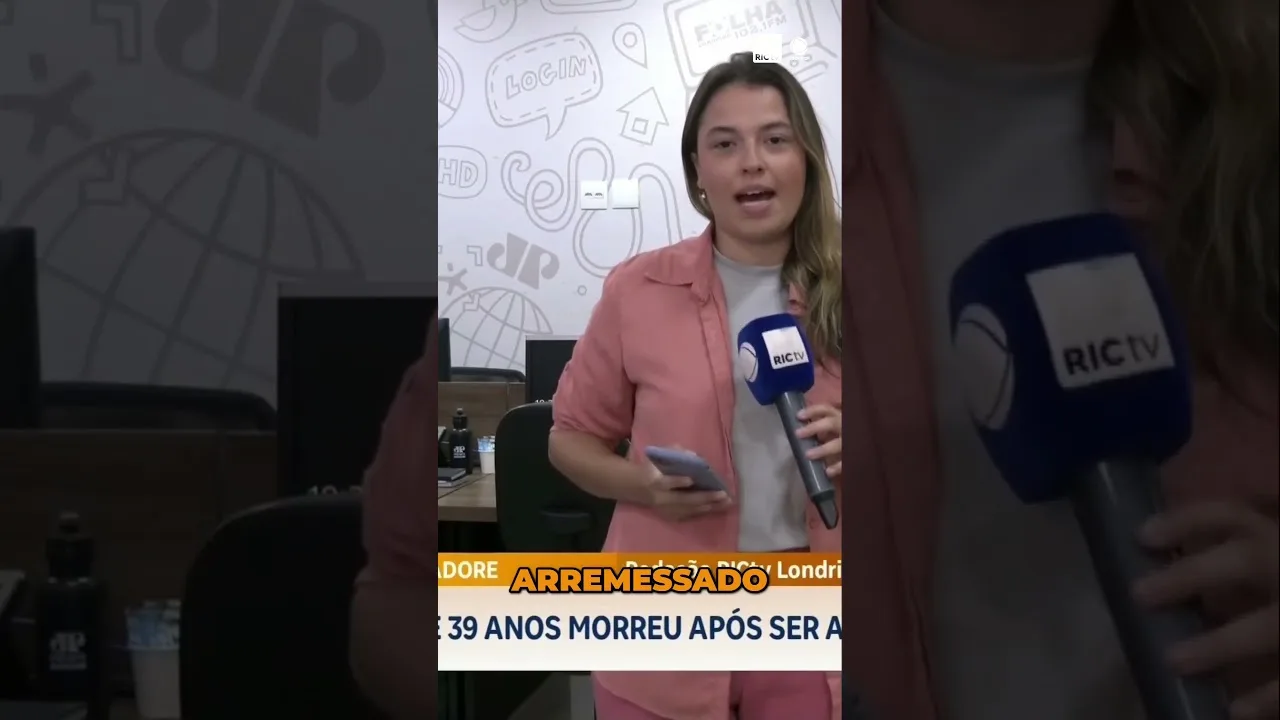 Homem de 39 anos morreu após ser arremessado de telhado