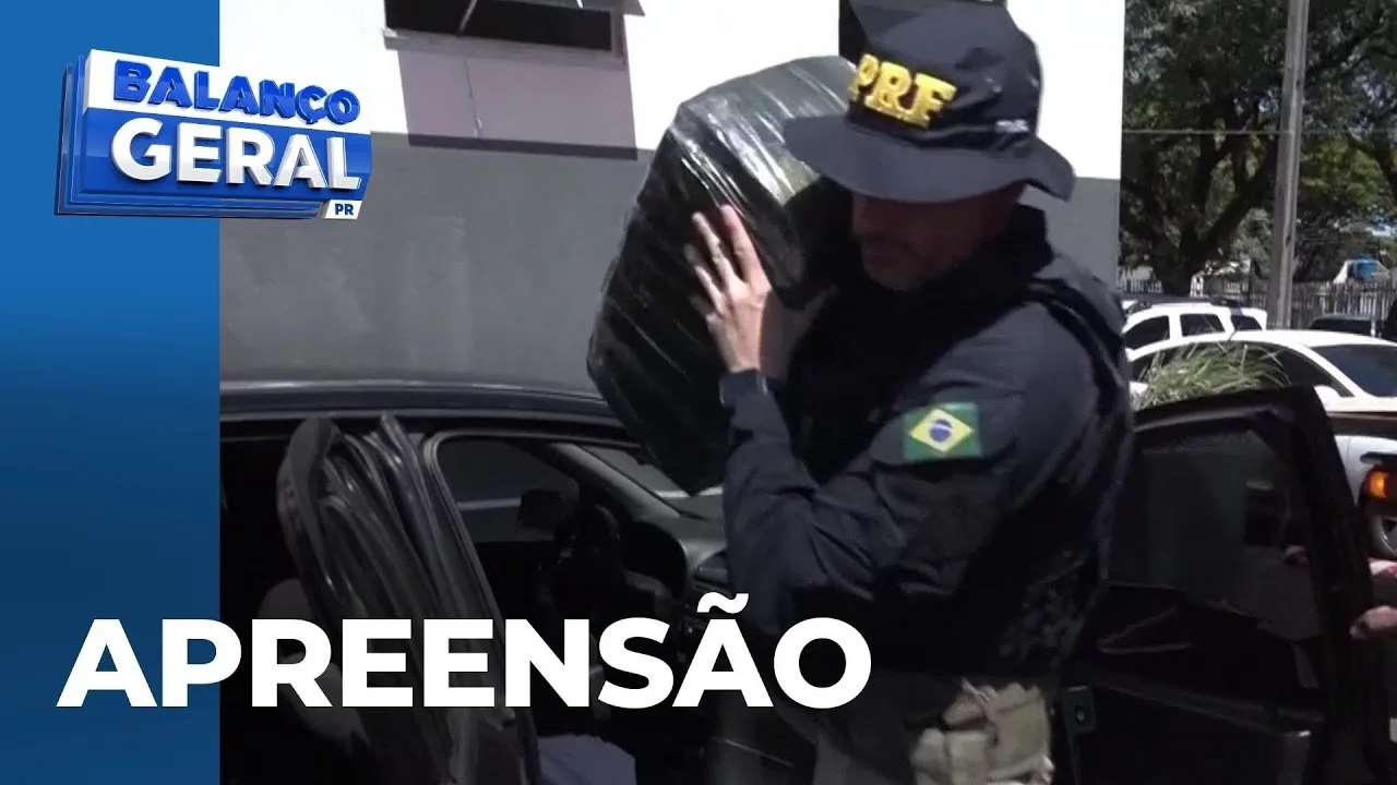 PRF apreende mais de 200 kg de maconha em Iguatemi, na BR-376; motorista do carro fugiu